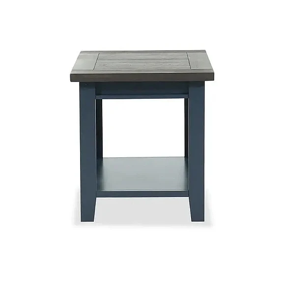 Aspenhome Eastport End Table in Malta Blue ME914-MBL