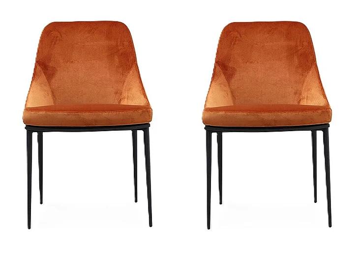 Moe's Home Sedona Dining Chair in Amber-Set Of Two EJ-1034-12