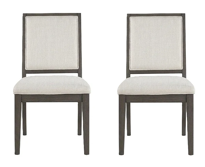 Steve Silver Mila Side Chair in Washed Grey (Set of 2) MI500S