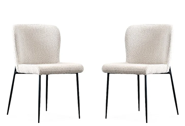 Mobital Reef Dining Chair Biscuit Beige Fabric (Set of 2) DCH-REEF-BISB-PCBLA
