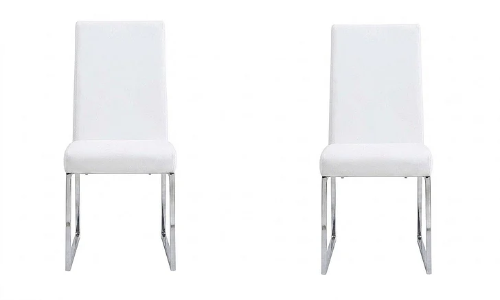 Sunset Trading Classic Side Chair (Set of 2) in White ND069-03
