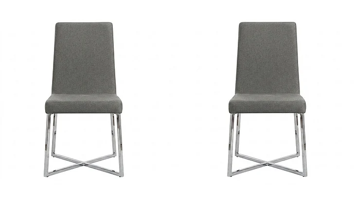 Sunset Trading Pasha Side Chair (Set of 2) in Charcoal ND533-01