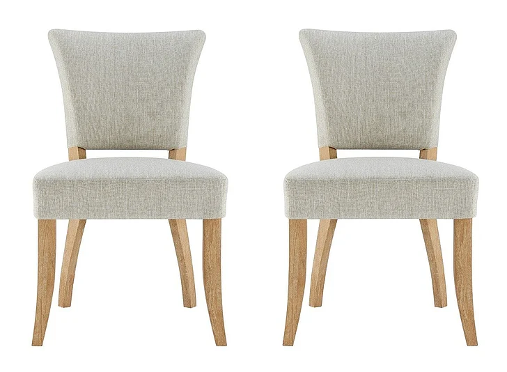 NPD Austin Fabric Dining Side Chair, Rice (Set of 2) 398235-RI