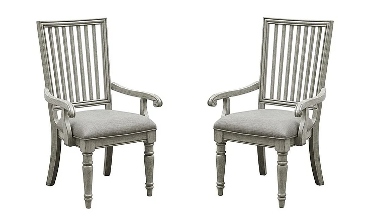 Pulaski Madison Ridge Arm Chair (Set of 2) in Buff Grey P091261