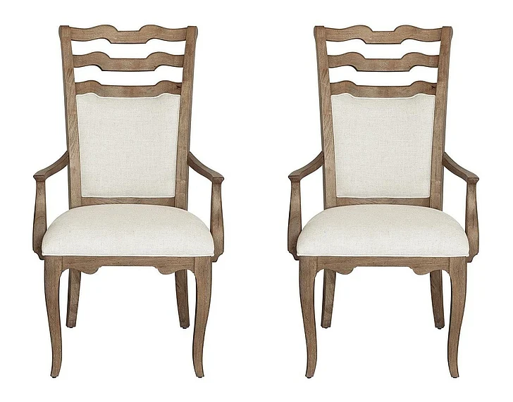 Pulaski Weston Hills Flax Seed Upholstered Arm Chair (Set of 2) P293271 PROMO