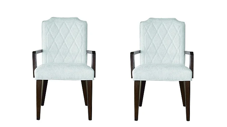 Pulaski Asher Park Upholstered Arm Chair in Piano Brown P393271 (Set of 2)