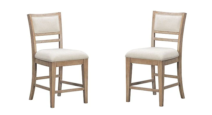 Parker House Breckenridge Upholstered Counter Chair (Set of 2) in Brown DBRE-2226