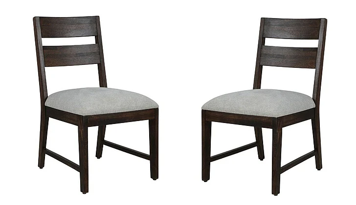 Parker House Portico Ladderback Dining Chair (Set of 2) in Warm Brown DPRT-2018