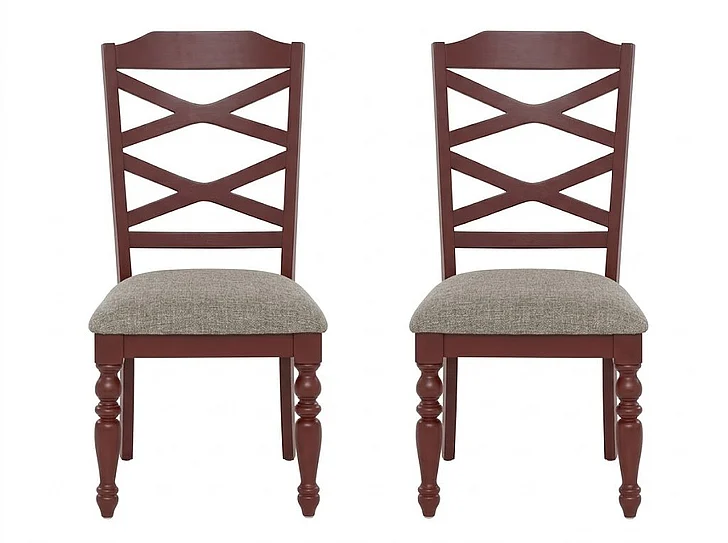Powell Trimble Side Chair (Set of 2) in Red 24D2003REDSC