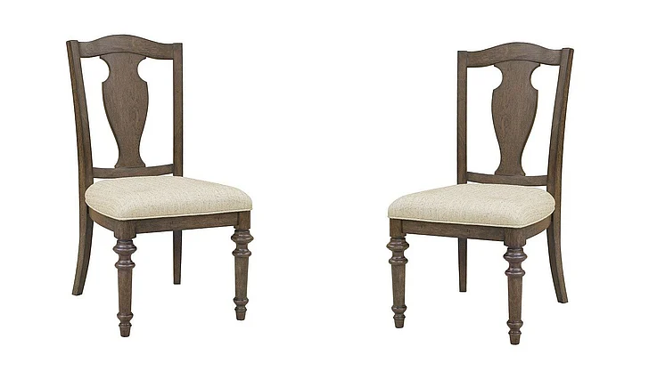 Pulaski Saddle Creek Timber Brown Wood Back Side Chair (Set of 2) P412260