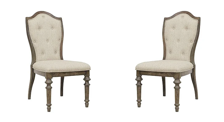 Pulaski Saddle Creek Timber Brown Upholstered Side Chair (Set of 2) P412270