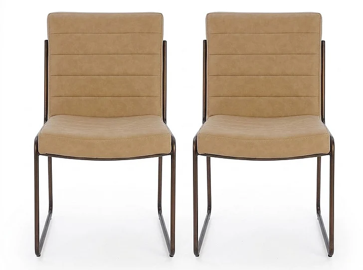 Modus Furniture Crossroads 2.0 Madison Side Chair in Honey PWTA63APJ (Set of 2)