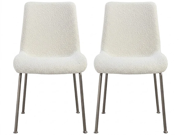 Modus Furniture Crossroads 2.0 Jade Side Chair in Cottage Cheese PWTB63HMZ (Set of 2)