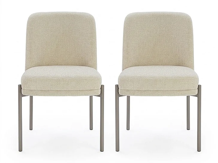 Modus Furniture Crossroads 2.0 Dion Side Chair in Natural Light PWTB63JMW (Set of 2)