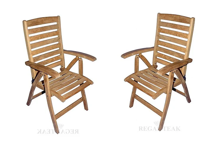 Regal Teak Portsmouth Reclining Chair (Set of 2) R316