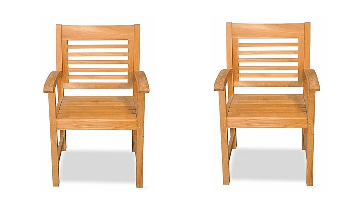 Regal Teak Westerly Arm Chair (Set of 2) RHBC61