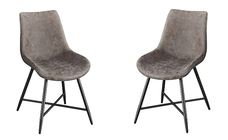 Steve Silver Ramona Side Chair in Brown (Set of 2) RM440SB