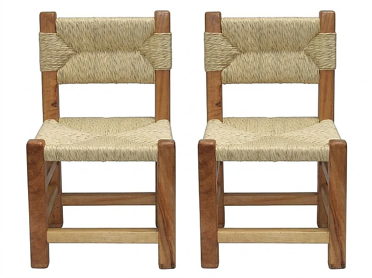 Galerias Arther Rosewood Chair (Set of 2) in S-04/Tepa