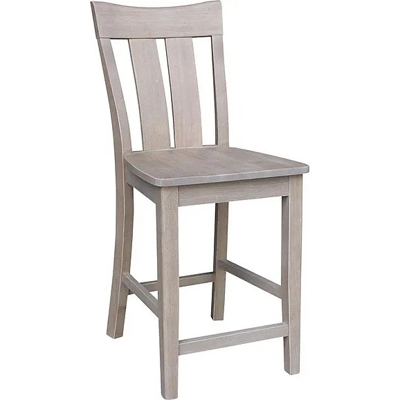 John Thomas Cosmopolitan 24'' Ava Stool in Taupe Gray S09-132B