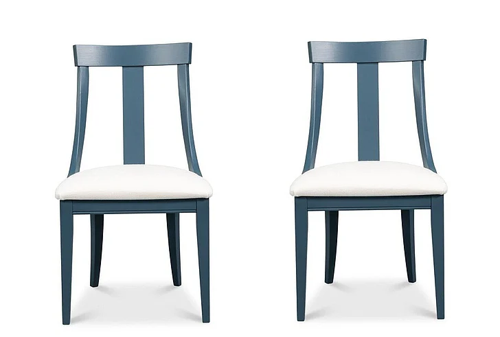 Sarreid Deco Side Chair (Set of 2) in Sky Blue U003-BSW