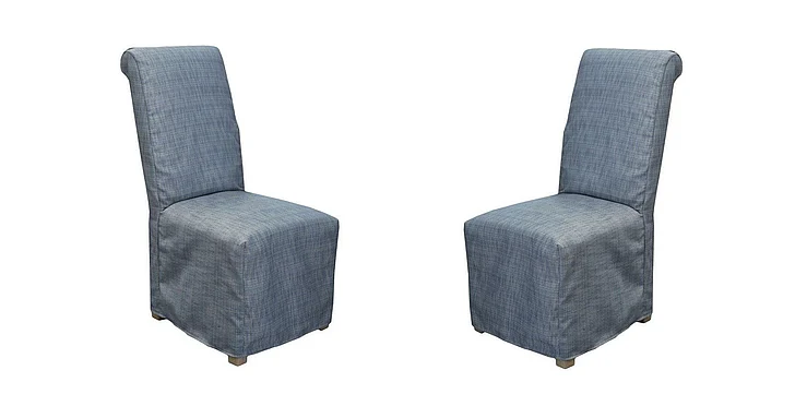 Capris Furniture SC345 Slip Cover Side Chair (Set of 2) CUSTOM ITEM