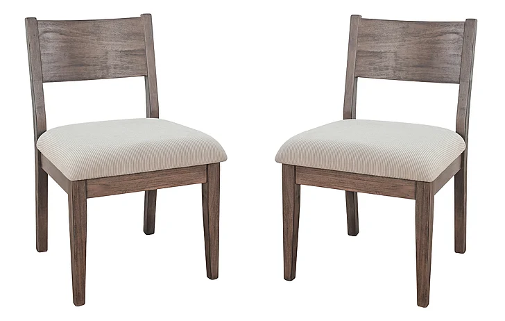 Sunny Designs Lucas Cushion Seat Dining Chair (Set of 2) in Buckskin 1506BU-C