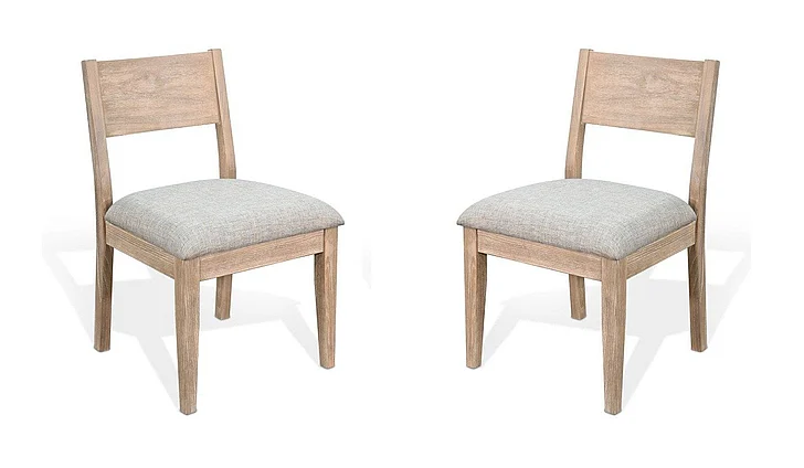 Sunny Designs Lucas Lucas Cushion Dining Chair (Set of 2) in Wheat 1506WE-C
