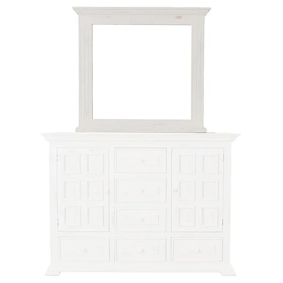 Split Nickel Chalet Mirror MIC-3722-MIR Nero White | 4142