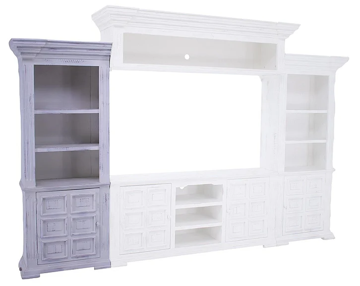 Split Nickel Chalet Wall Left Pier Nero White MIC-526-LP | 4442L