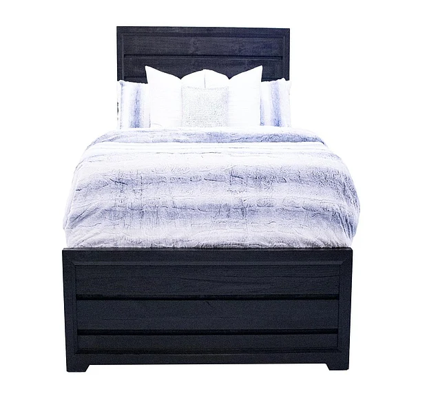 Split Nickel Windjammer Twin Bed Black MIC-WJ-T | 81B3
