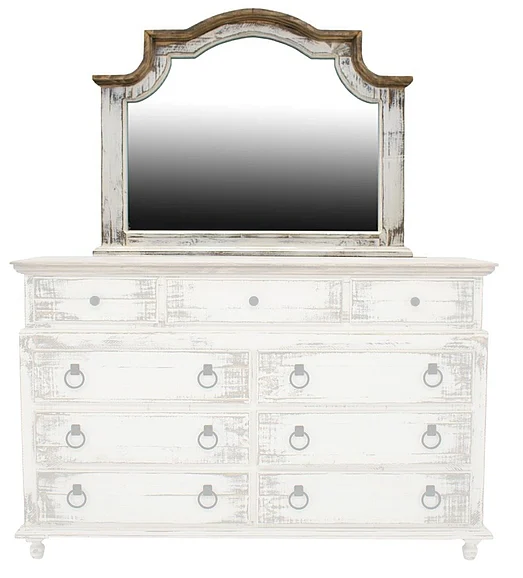 Split Nickel Clarice Mirror Jes White Jes Sandstone Top MIC-CLARICE-M | C1JWS2