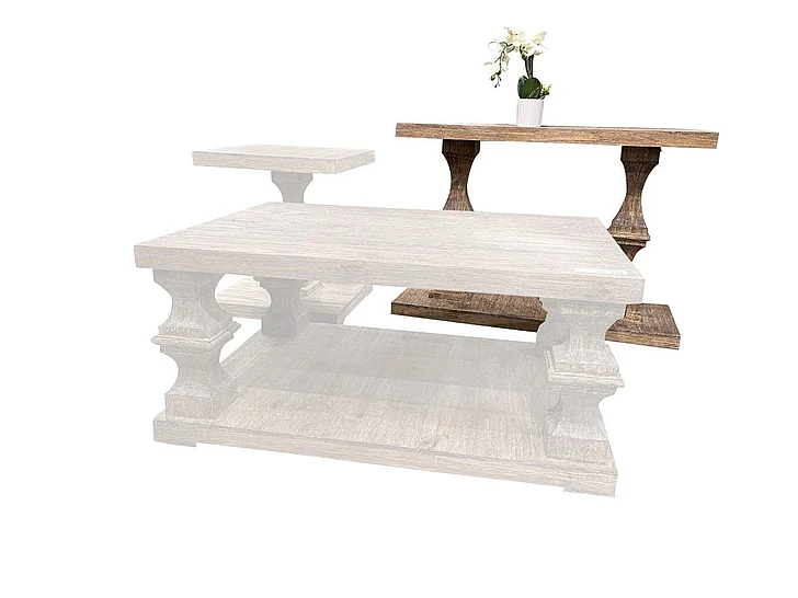 Split Nickel Allura Sofa Table MIC-ALL-ST | CO944