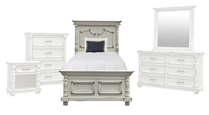 Split Nickel Aniston Full Bed V-ANISTON-F | COA14