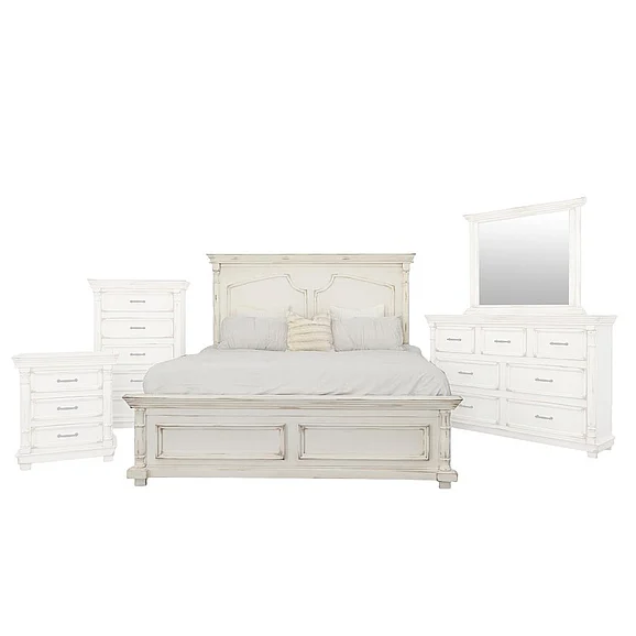 Split Nickel Aniston Queen Bed V-ANISTON-Q | COA15
