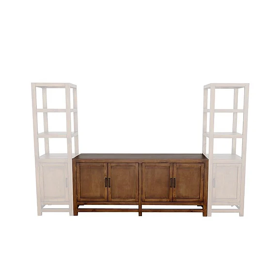 Split Nickel Abby Panel Console V-ABBY-CPD | COA31P
