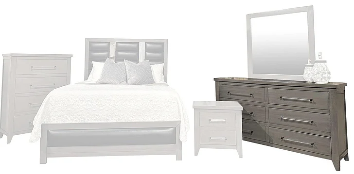 Split Nickel Amor Dresser V-AMOR-D | COAM11