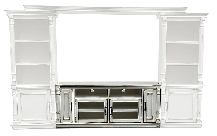Split Nickel Aniston Wall Center Console, V-ANISTON-WV | COAN32C