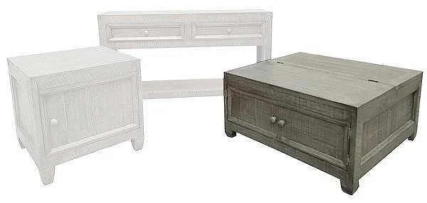 Split Nickel Blake Trunk Coffee Table MIC-BLAKE-TCT | COB31