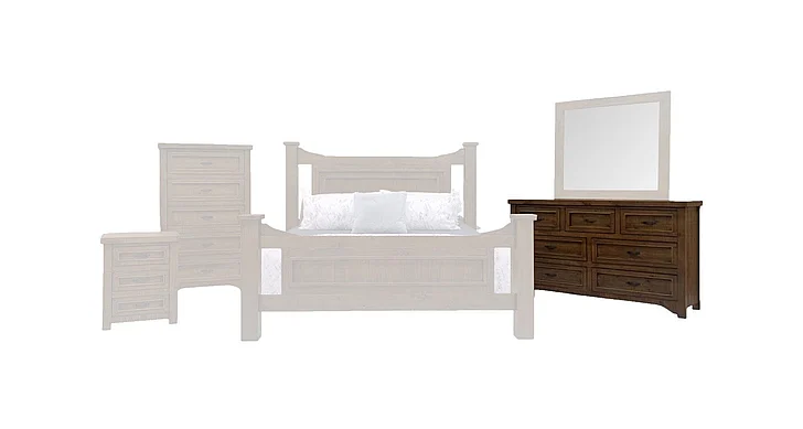 Split Nickel Bozeman Dresser | COBO11