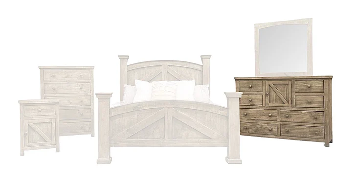 Split Nickel Cheyenne Dresser | COCHE11