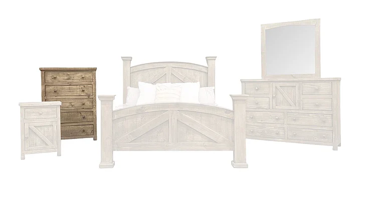 Split Nickel Cheyenne Chest | COCHE19