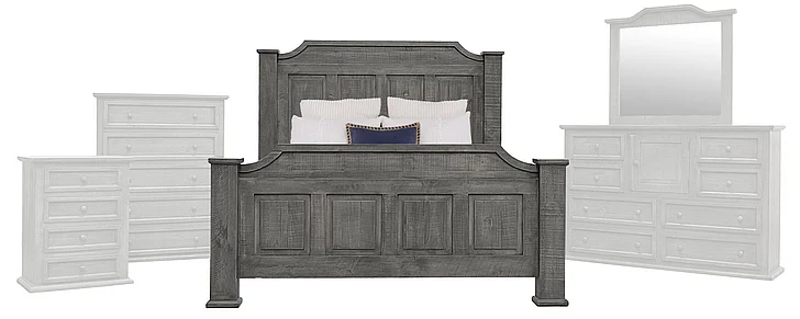 Split Nickel Doc King Bed MIC-DOC-K | COD16
