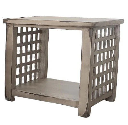 Split Nickel Darwin End Table V-DARWIN-ET | COD32