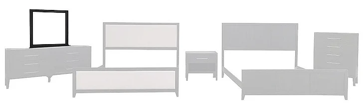 Split Nickel Delvey Mirror V-DELVEY-M | CODE12