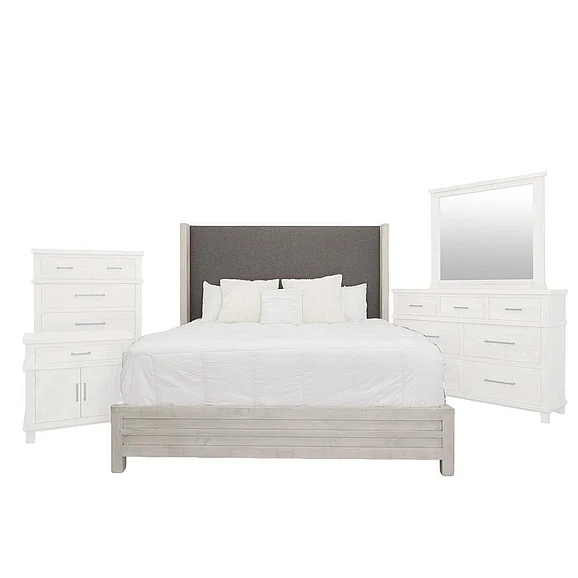 Split Nickel Elliot King Bed MIC-ELLIOT-K | COE16