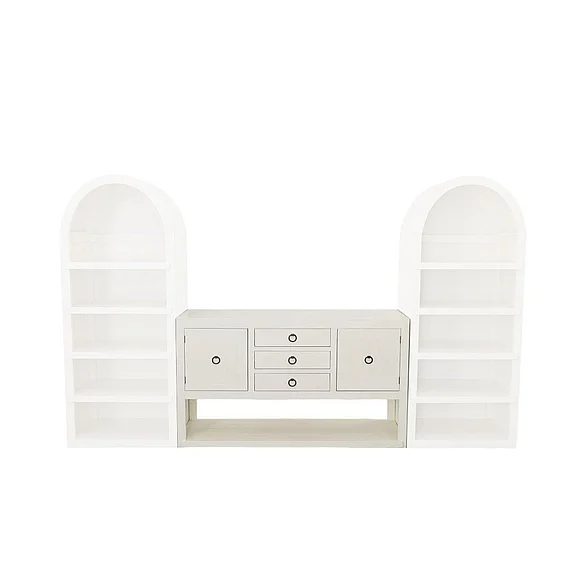 Split Nickel Edna Wall Unit Console MIC-EDNA-WC | COE32C