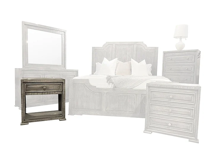 Split Nickel Fern Ave Nightstand MIC-FERN-NS | COFA17
