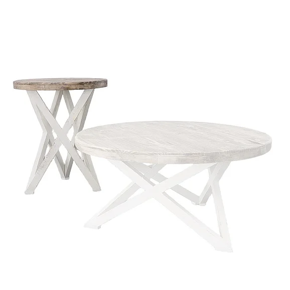 Split Nickel Galaxy End Table MIC-GALAXY-ET | COG32