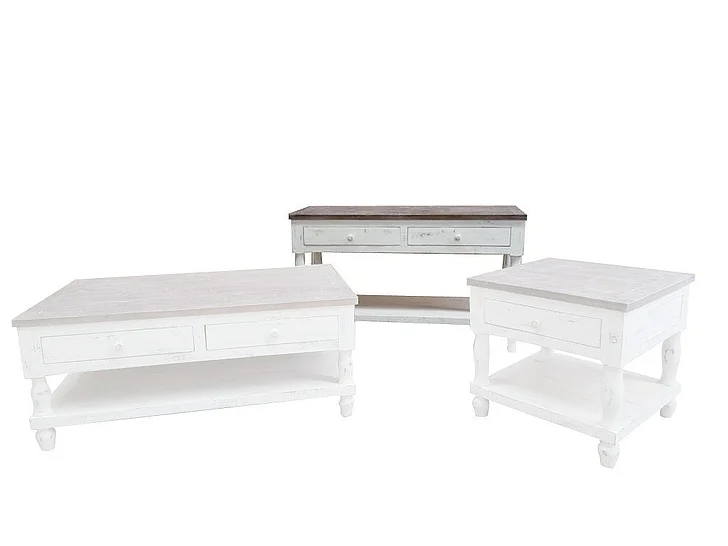 Split Nickel Gracie Sofa Table MIC-GRACIE-ST | COG44