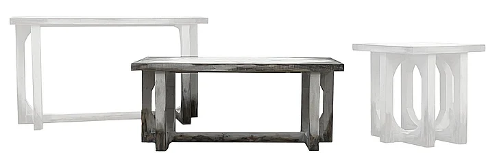 Split Nickel Holland Coffee Table MIC-HOLLAND-CT | COHO31